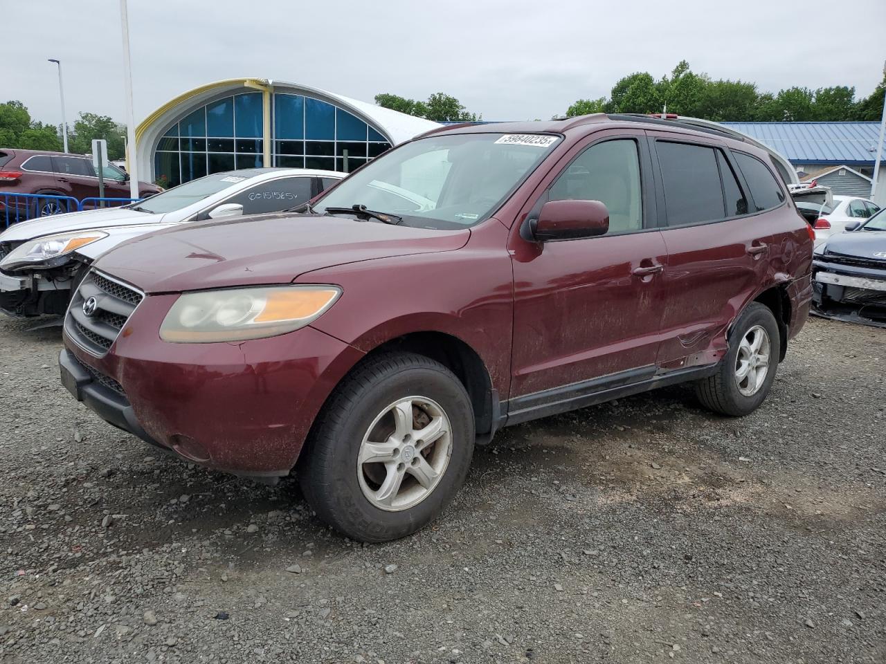 2007 Hyundai Santa Fe Gls للبيع في East Granby، CT - Side