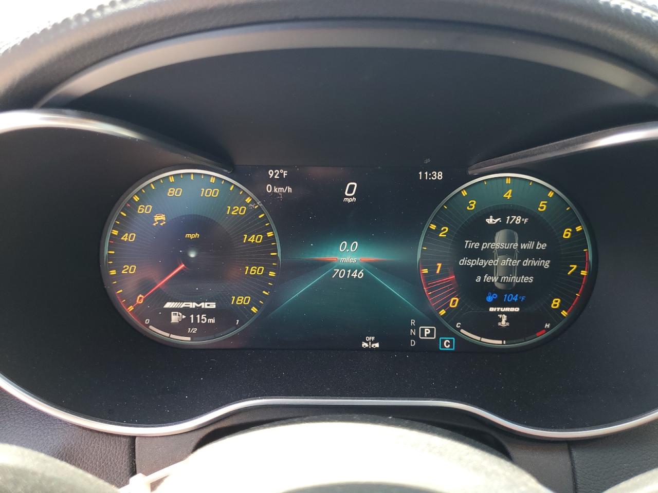 2019 Mercedes-Benz C 43 Amg VIN: 55SWF6EB3KU287343 Lot: 61225635