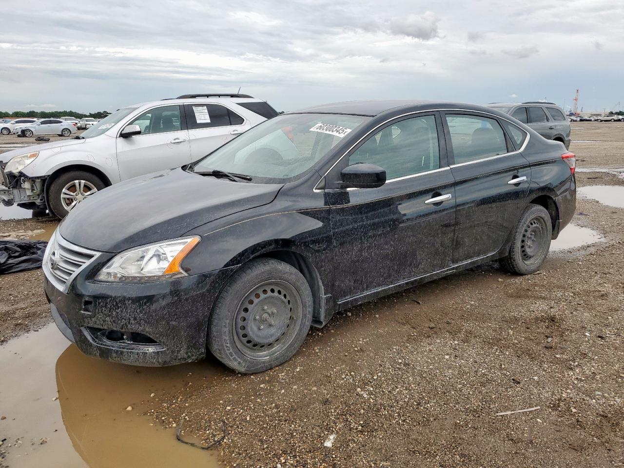 2014 Nissan Sentra S продається в Houston, TX - Water/Flood