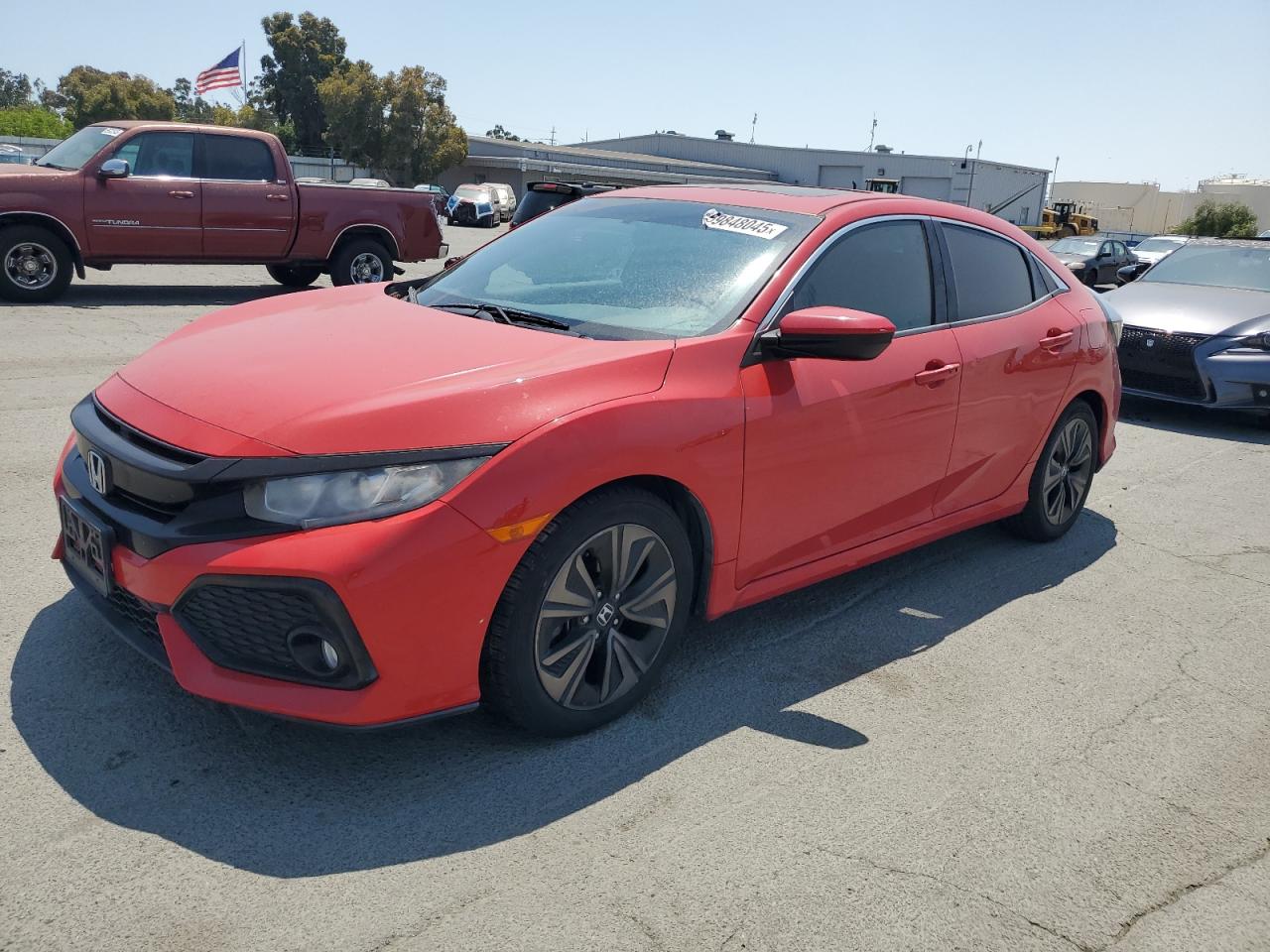 2017 Honda Civic Ex en Venta en Martinez, CA - Vandalism