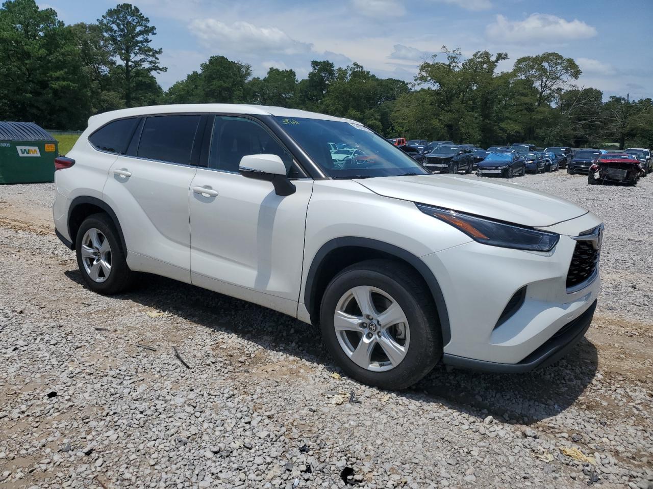 TOYOTA HIGHLANDER 2021 VIN 5TDCZRAH0MS076476 zdjęcie 4