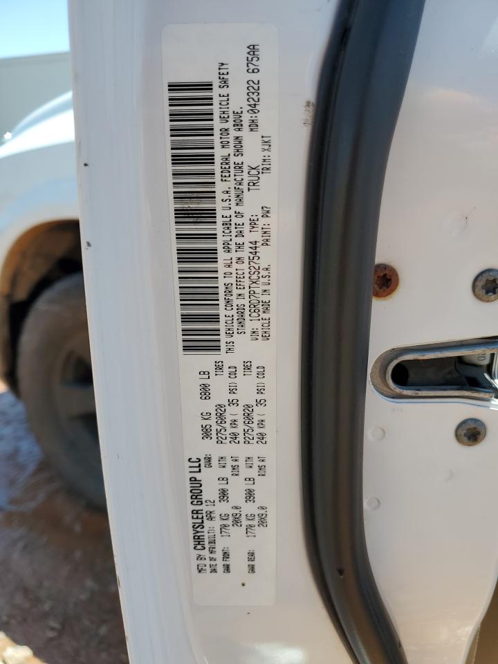 2012 Dodge Ram 1500 Longhorn VIN: 1C6RD7PTXCS275444 Lot: 59901175