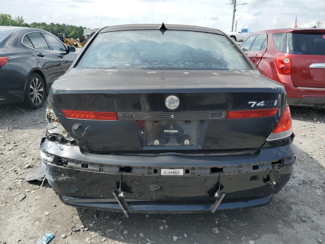 2005 BMW 745 I VIN: WBAGL63555DP75827 Lot: 59877265