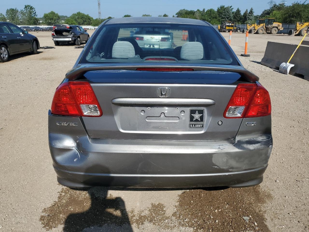 2004 Honda Civic Ex VIN: 2HGES26824H525878 Lot: 59732315