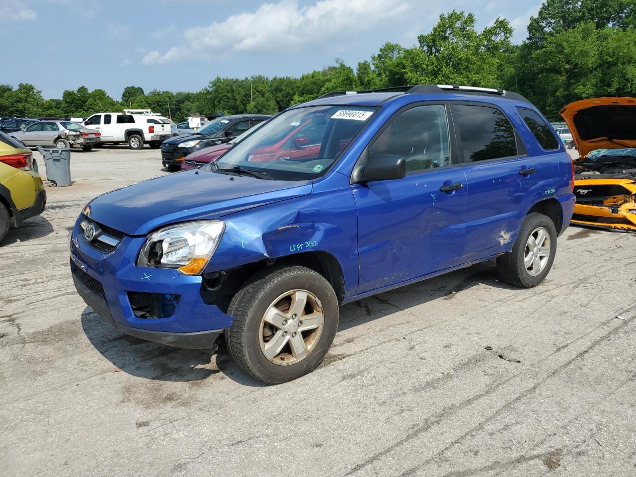 2009 Kia Sportage Lx for Sale in Ellwood City, PA - Front End