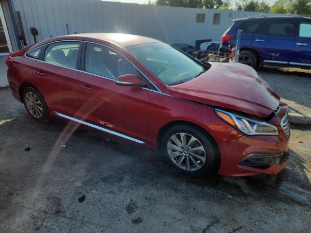  HYUNDAI SONATA 2017 Червоний