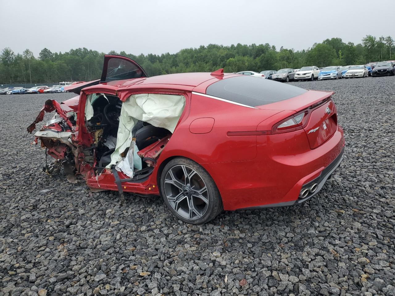 2019 Kia Stinger VIN: KNAE15LAXK6059218 Lot: 60824445