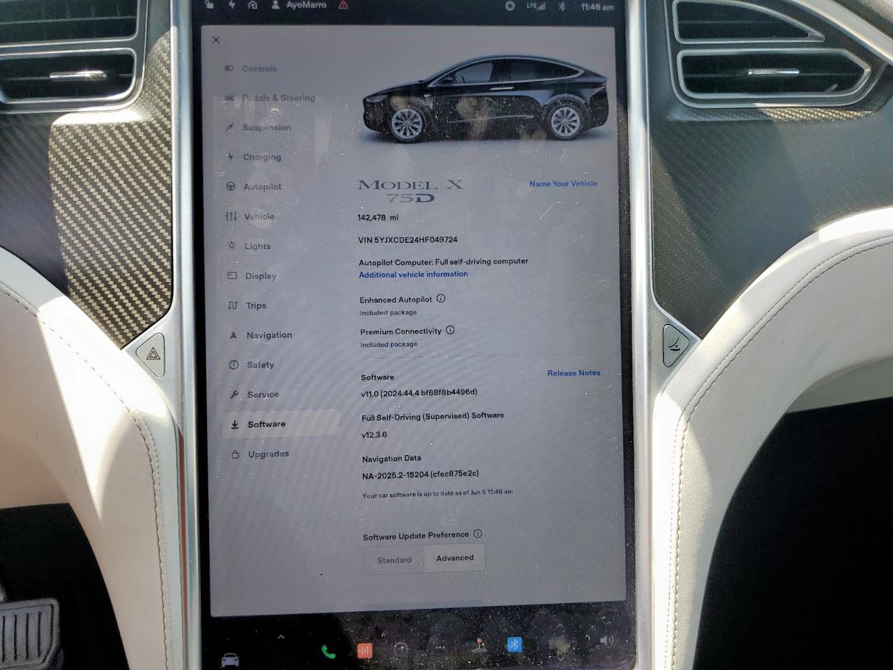 2017 Tesla Model X VIN: 5YJXCDE24HF049724 Lot: 59272965