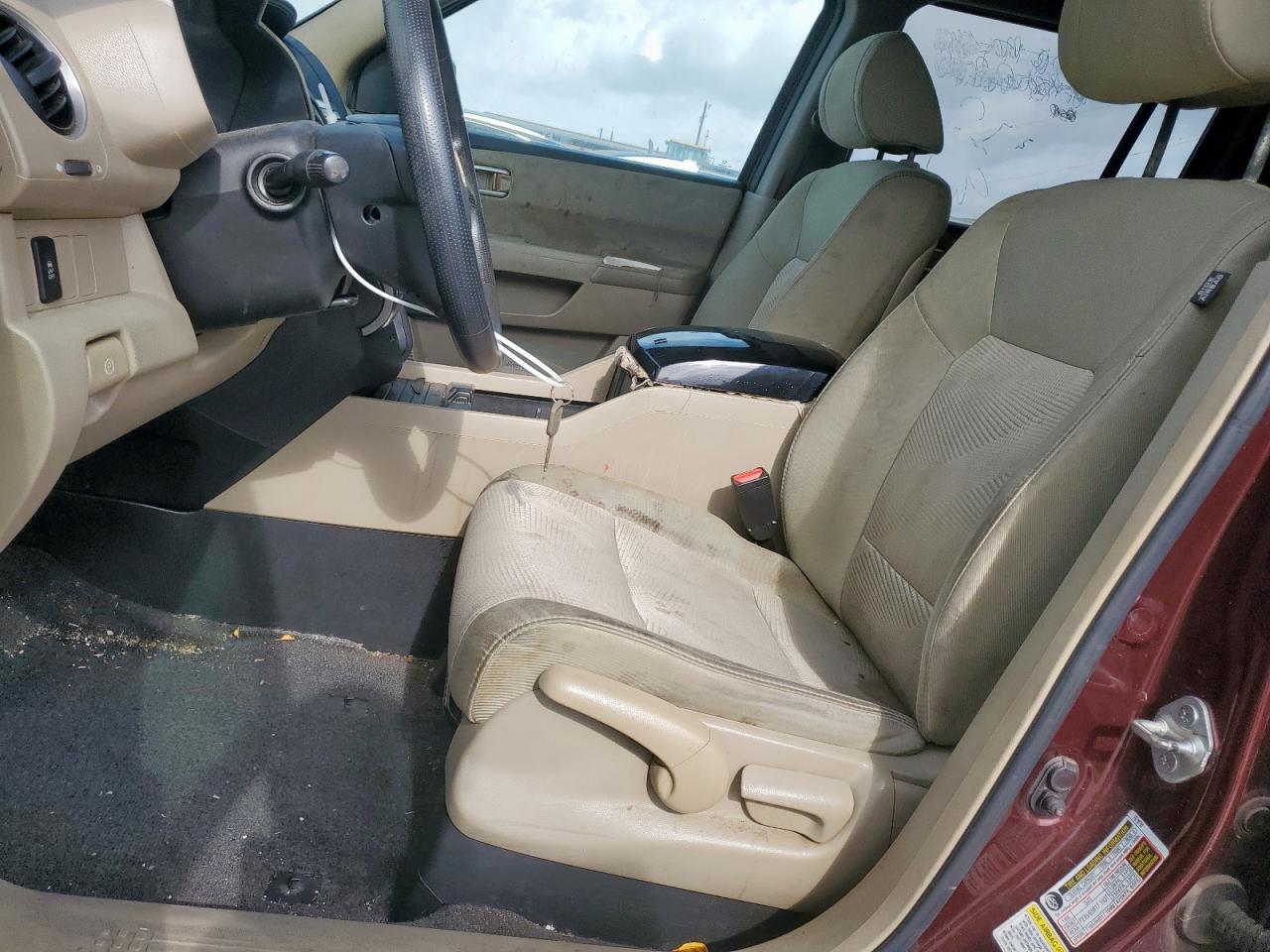 2012 Honda Pilot Lx VIN: 5FNYF4H27CB021545 Lot: 60643425