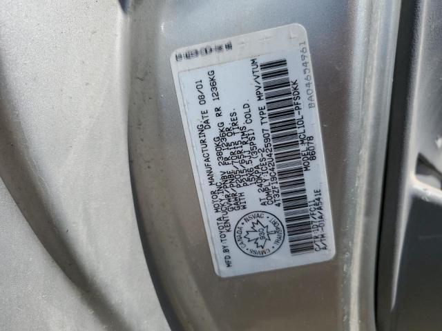 2002 TOYOTA SIENNA CE  