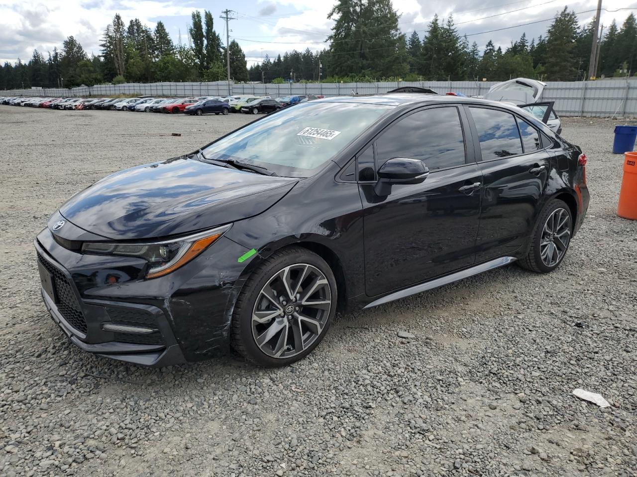 2021 Toyota Corolla Xse   de vânzare în Graham, WA - Vandalism