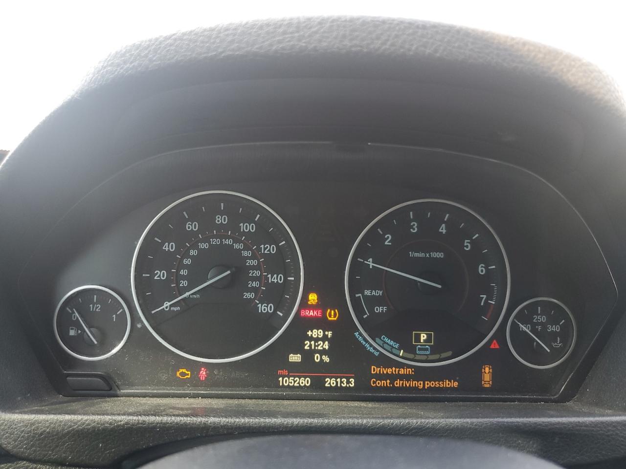 2013 BMW Activehybrid 3 VIN: WBA3F9C55DF484335 Lot: 62255755
