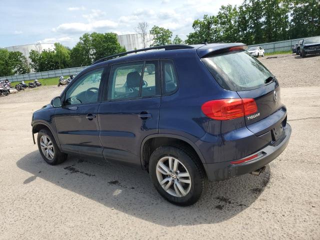  VOLKSWAGEN TIGUAN 2016 Granatowy