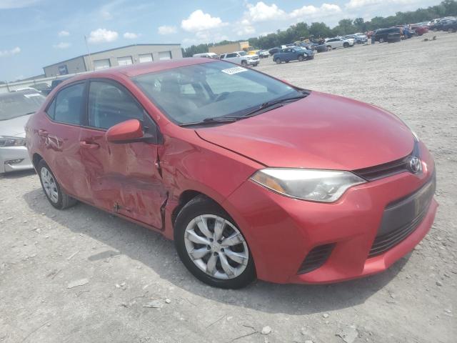  TOYOTA COROLLA 2014 Красный