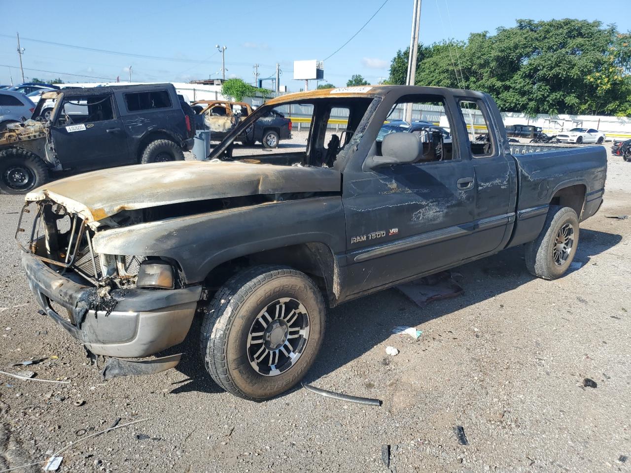 1999 Dodge Ram 1500 na sprzedaż w Oklahoma City, OK - Burn