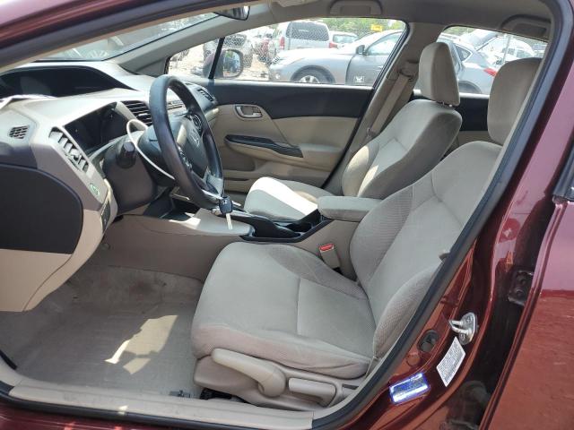  HONDA CIVIC 2012 Burgundy