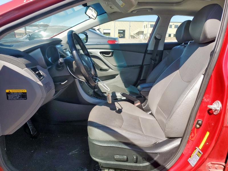  HYUNDAI ELANTRA 2014 Red