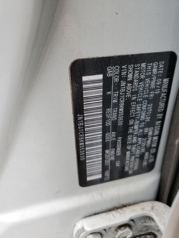JN1BJ1CR8KW353630 NISSAN ROGUE 2019