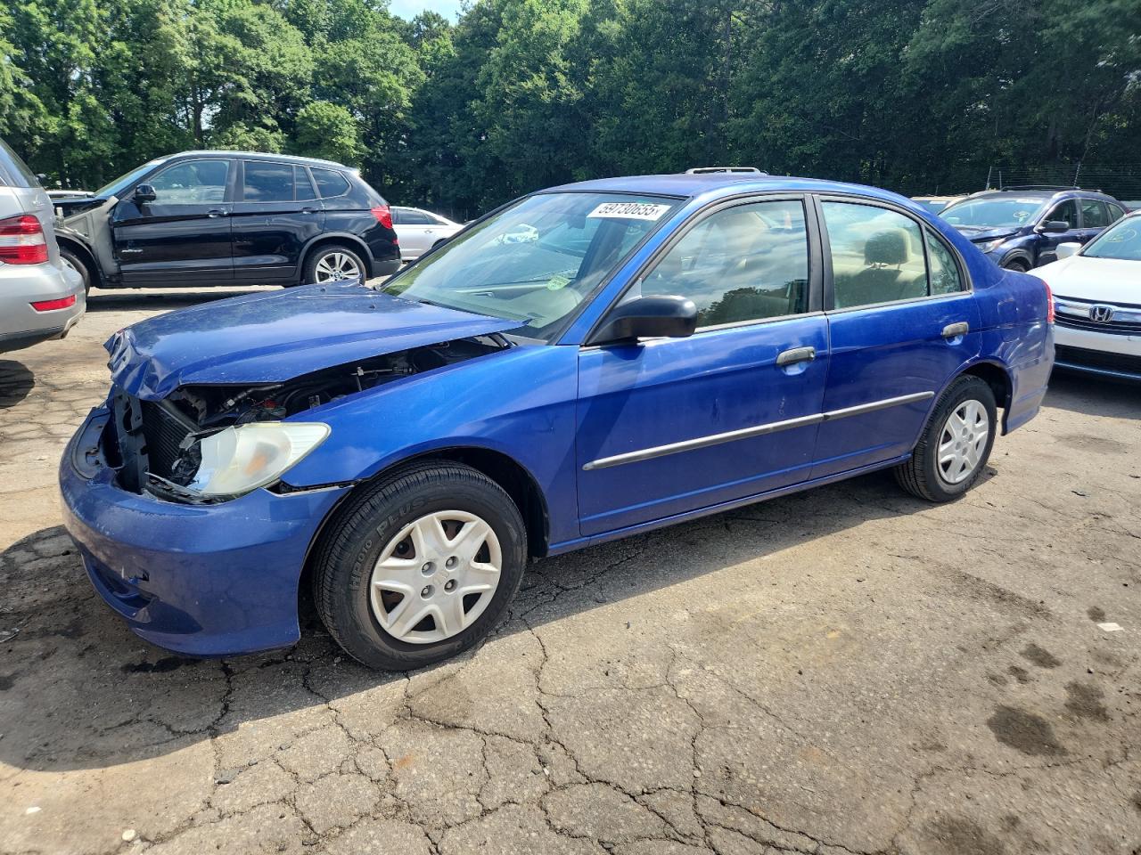 2005 Honda Civic Dx Vp for Sale in Austell, GA - Front End