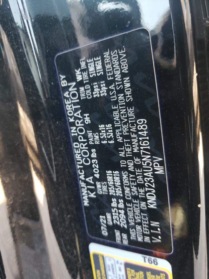 2022 Kia Soul Lx VIN: KNDJ23AU5N7161489 Lot: 62014985