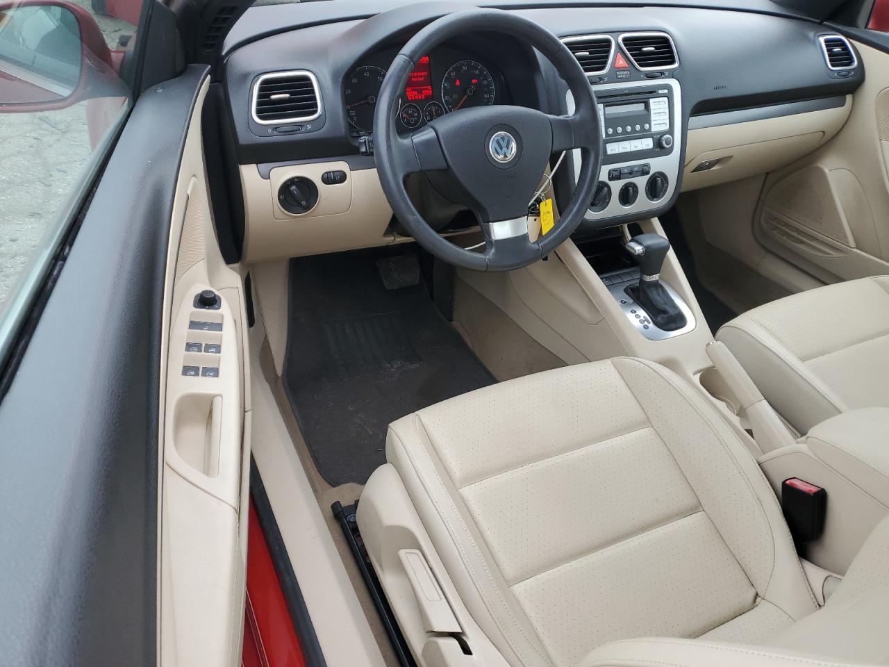 2008 Volkswagen Eos Turbo VIN: WVWBA71F88V009688 Lot: 60780485