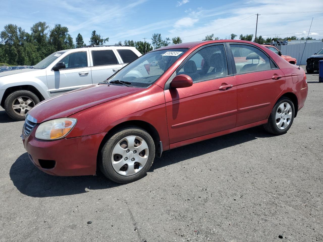 2008 Kia Spectra Ex للبيع في Portland، OR - Normal Wear