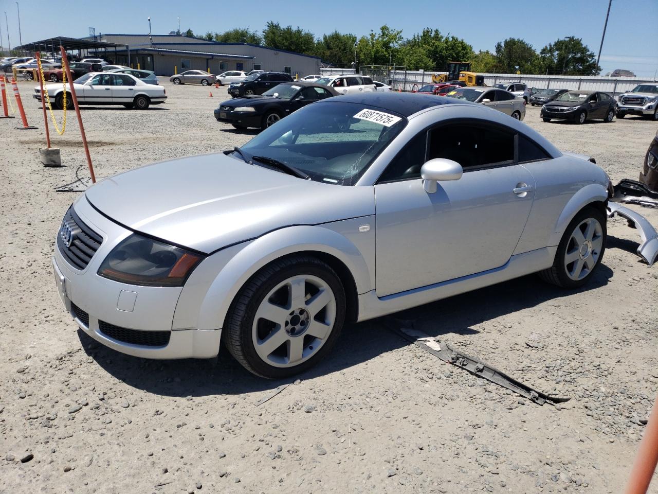 2002 Audi Tt Quattro na sprzedaż w Sacramento, CA - Rear End