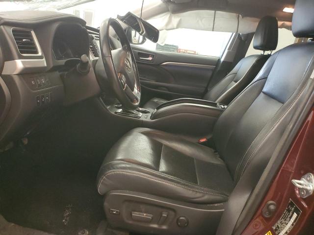  TOYOTA HIGHLANDER 2018 Maroon