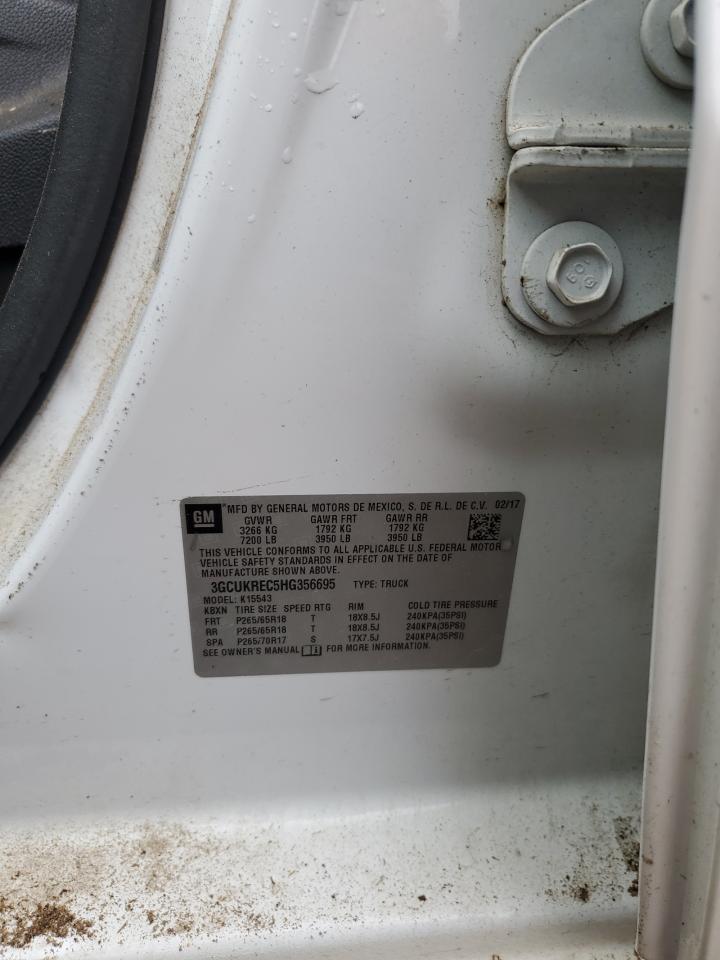 3GCUKREC5HG356695 CHEVROLET ALL Models 2017