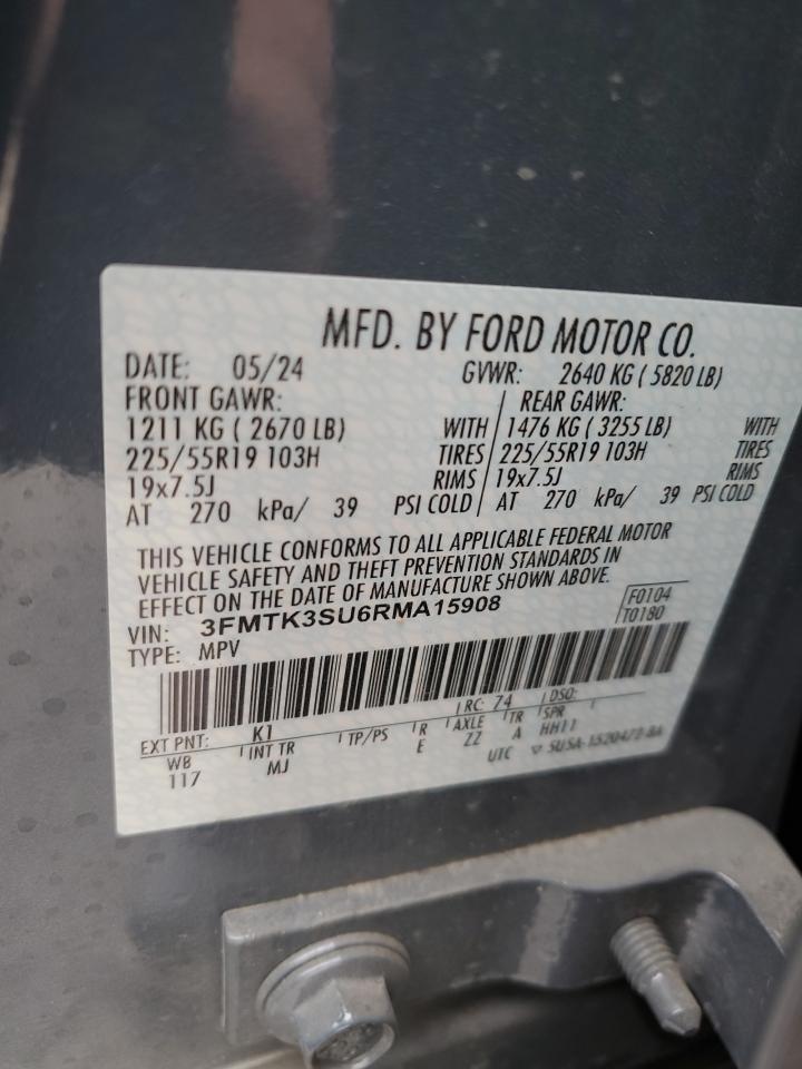 3FMTK3SU6RMA15908 FORD MUSTANG 2024