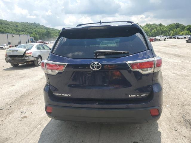  TOYOTA HIGHLANDER 2016 Granatowy