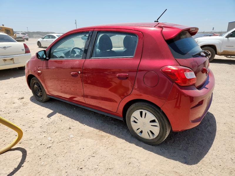  MITSUBISHI MIRAGE 2018 Czerwony