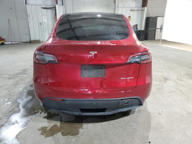  TESLA MODEL Y 2024 Czerwony
