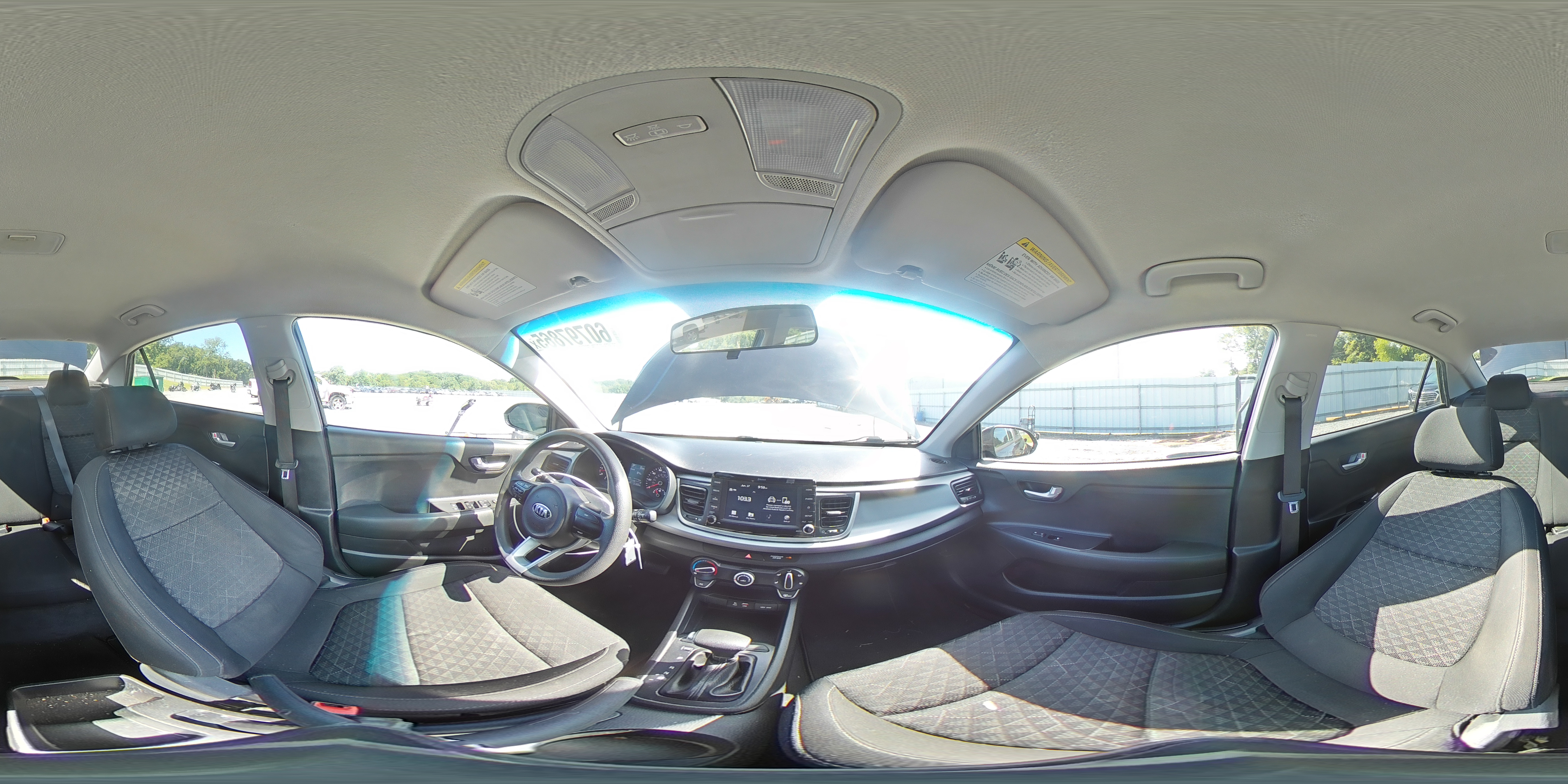 2020 Kia Rio Lx VIN: 3KPA24AD2LE293760 Lot: 60797865