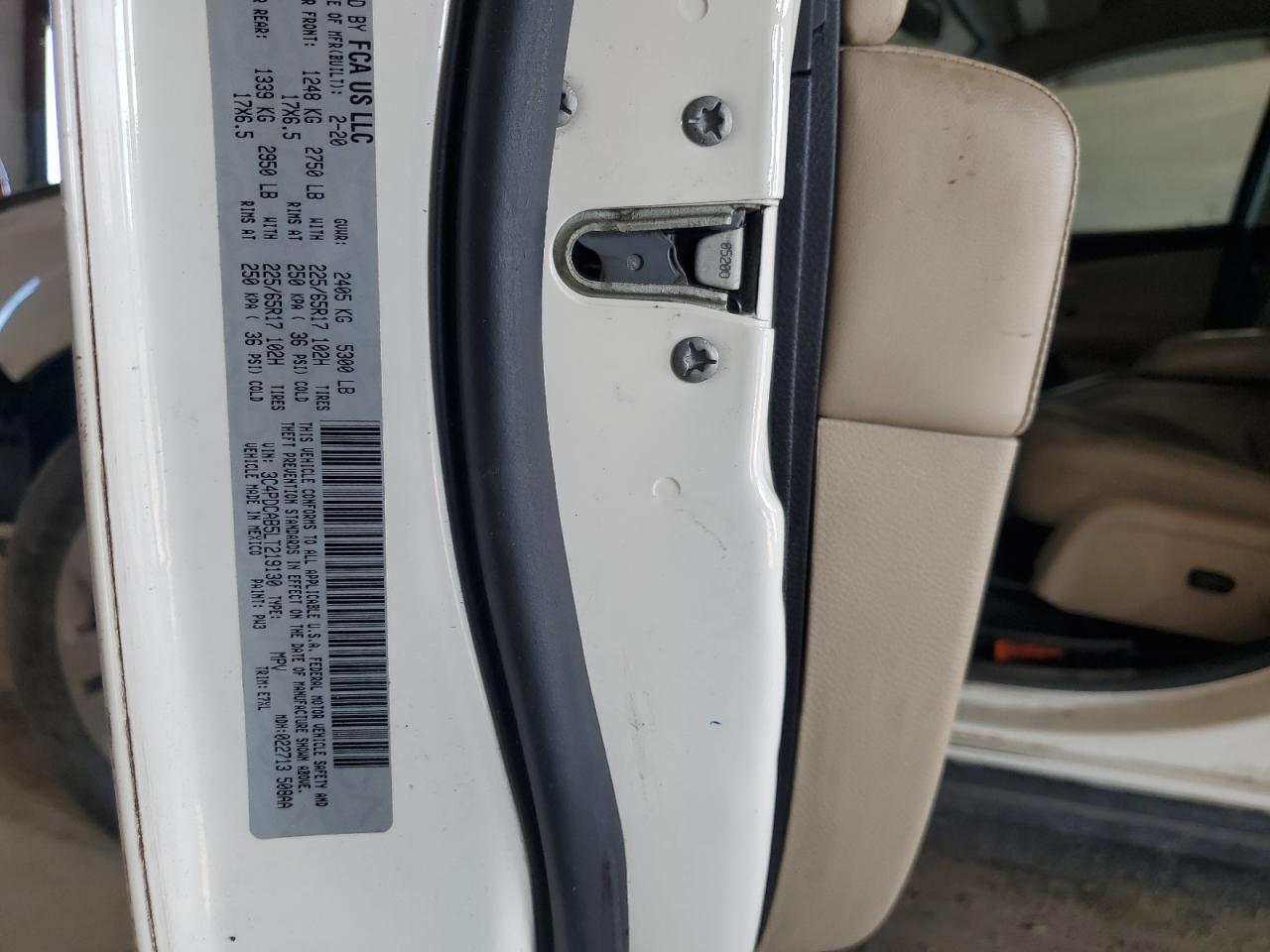 2020 Dodge Journey Se VIN: 3C4PDCAB5LT219130 Lot: 61737515
