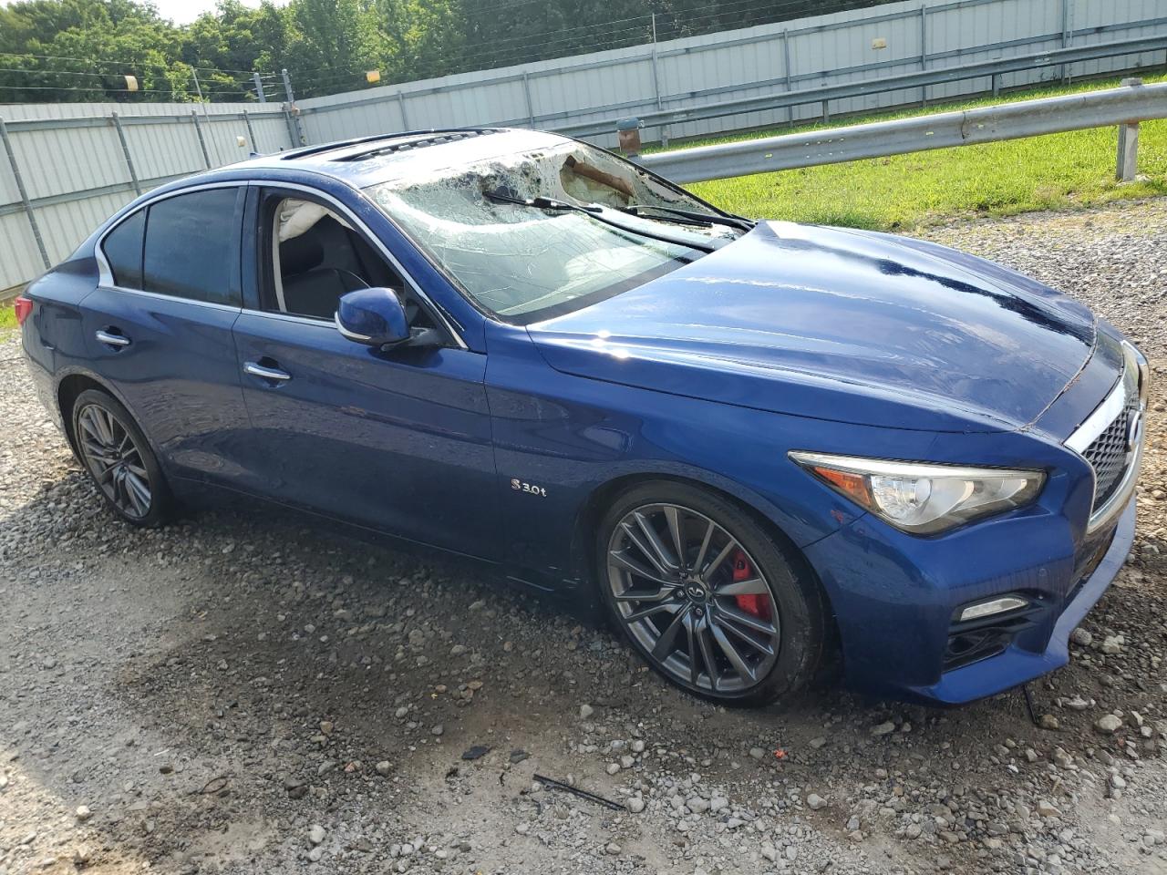 2017 Infiniti Q50 Red Sport 400 VIN: JN1FV7AP0HM851061 Lot: 62009195