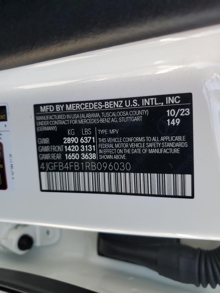 2024 Mercedes-Benz Gle 350 4Matic VIN: 4JGFB4FB1RB096030 Lot: 62791595