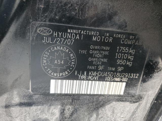 2008 HYUNDAI ELANTRA GL  