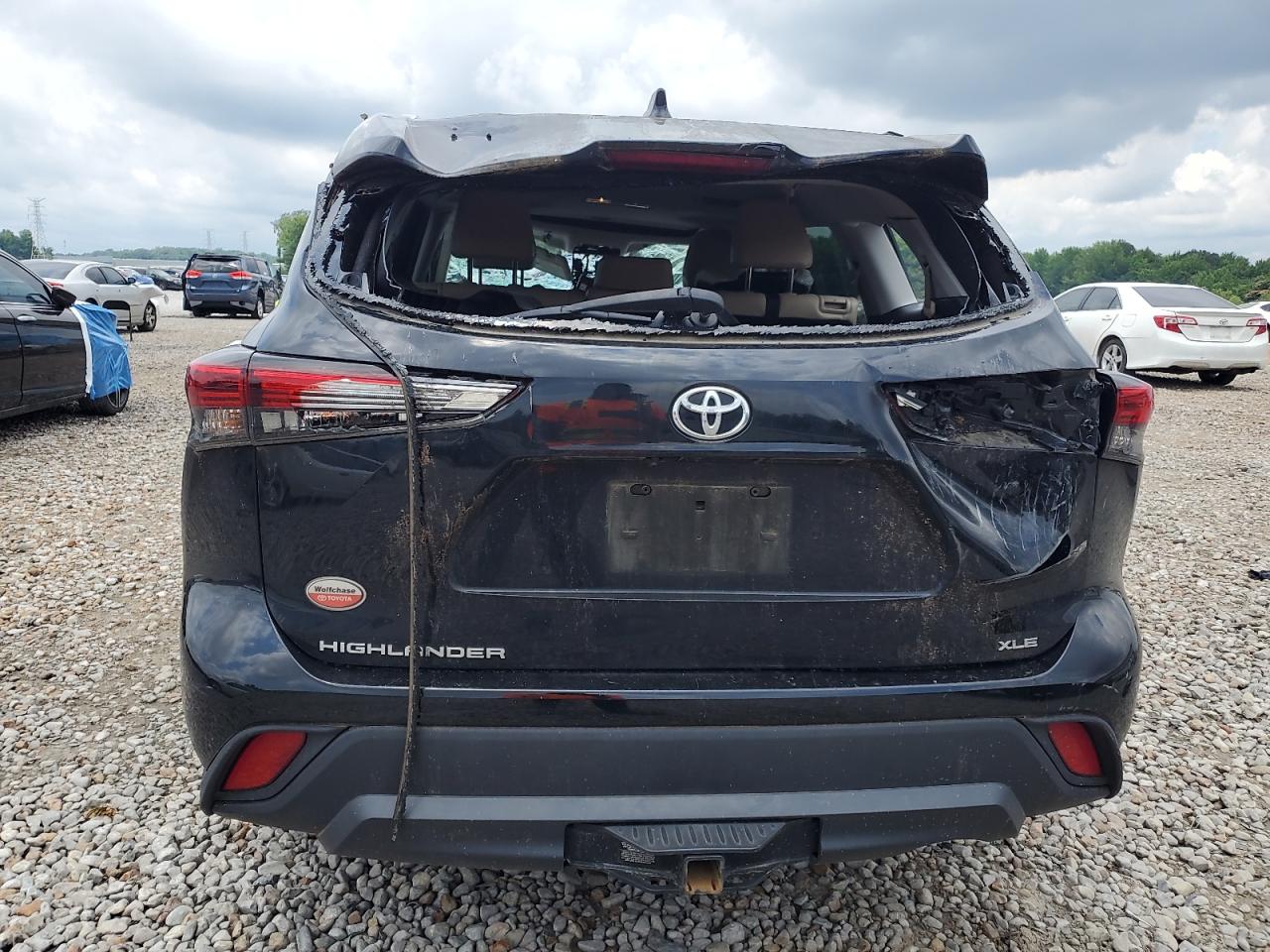 2021 Toyota Highlander Xle VIN: 5TDGZRAH2MS521284 Lot: 59986685