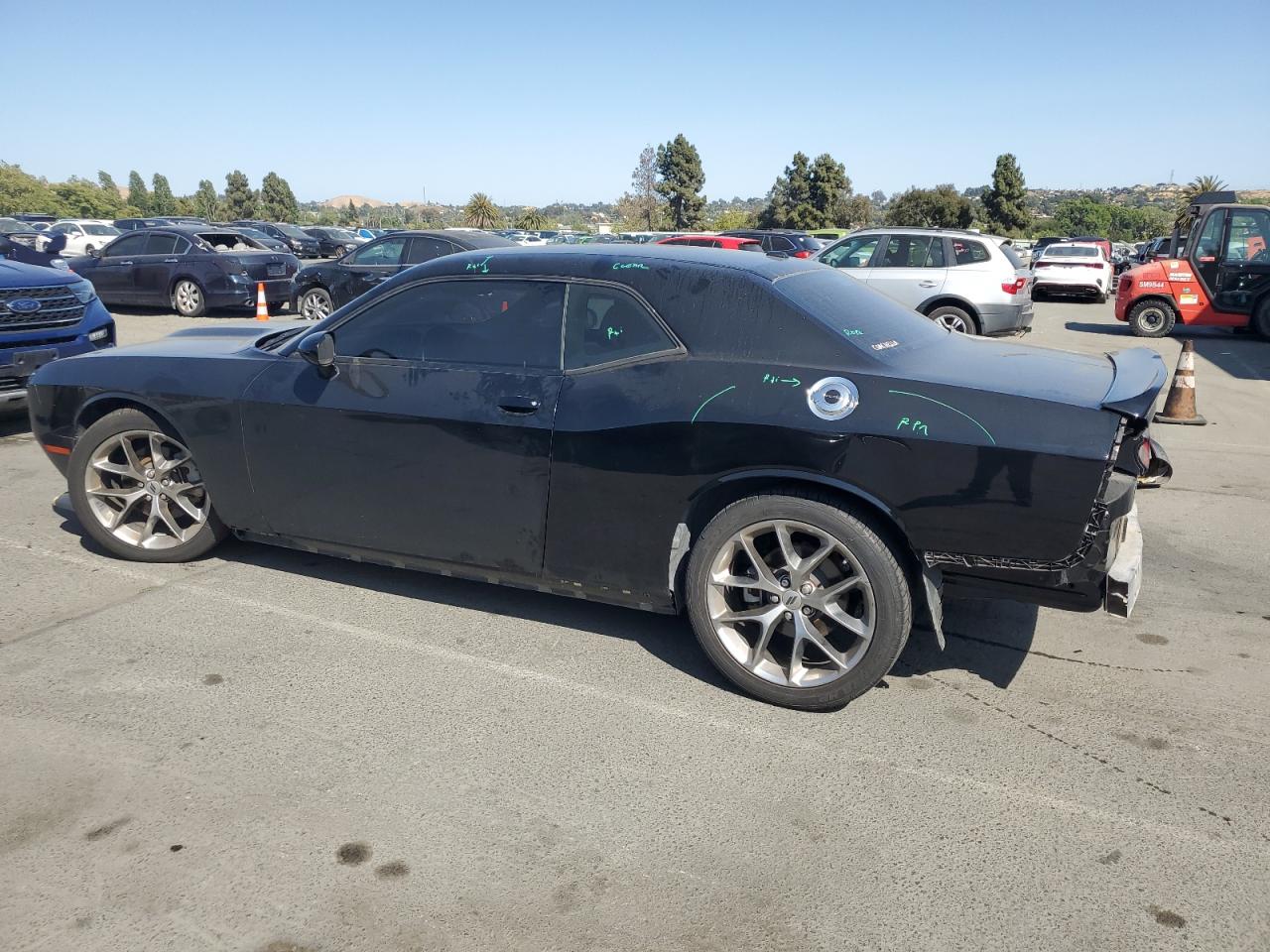 2022 Dodge Challenger Gt black null flexible 2C3CDZJG5NH167978 photo #3