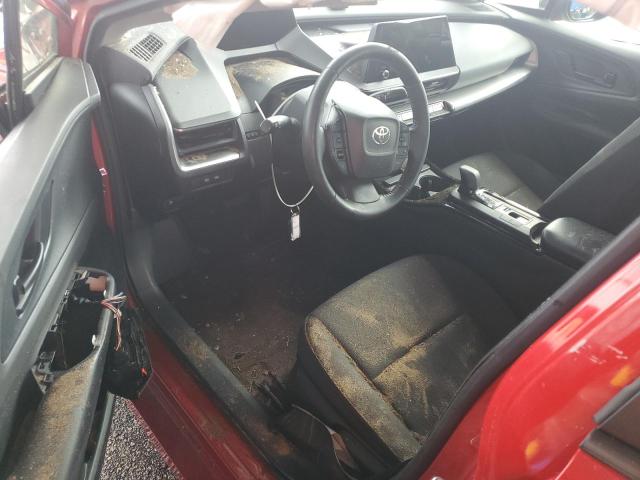  TOYOTA PRIUS 2023 Red