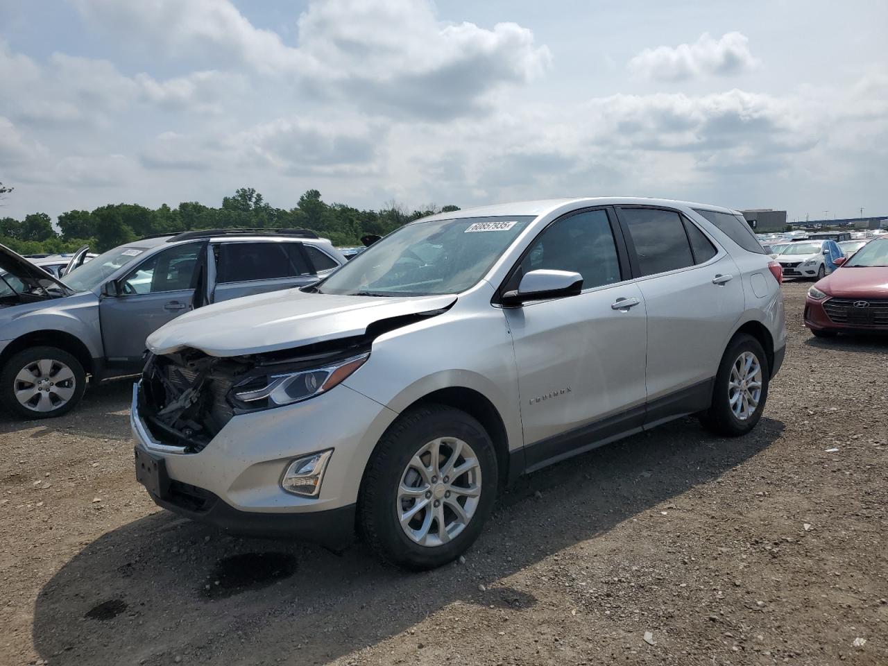 2021 Chevrolet Equinox Lt на продаже в Des Moines, IA - Front End