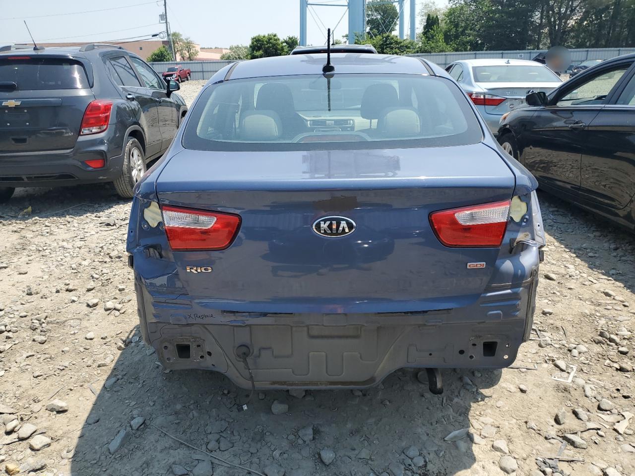 2016 Kia Rio Lx VIN: KNADM4A35G6000909 Lot: 59492545