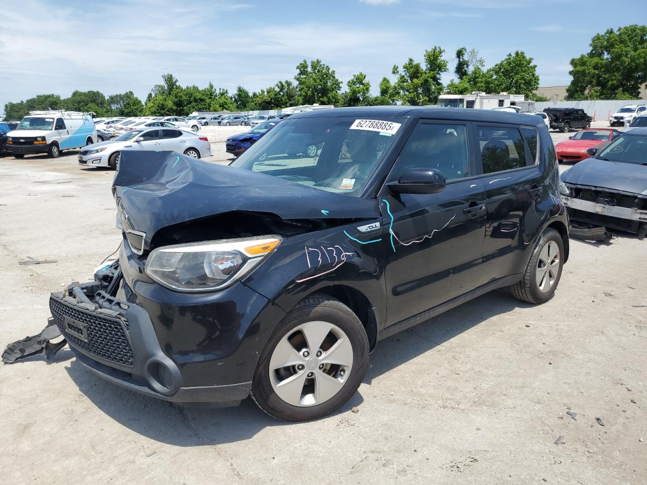 2015 Kia Soul VIN: KNDJN2A28F7227731 Lot: 62788885