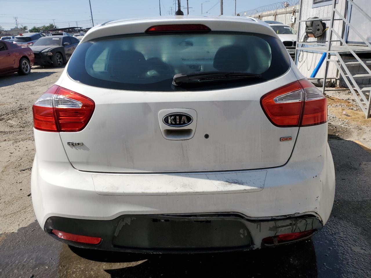 2012 Kia Rio Lx VIN: KNADM5A35C6095035 Lot: 62927255