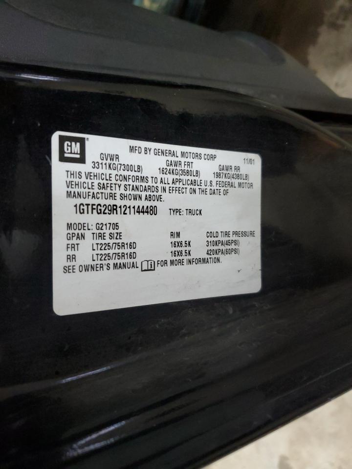 GMC SAVANA 2002 VIN 1GTFG29R121144480 фото 13