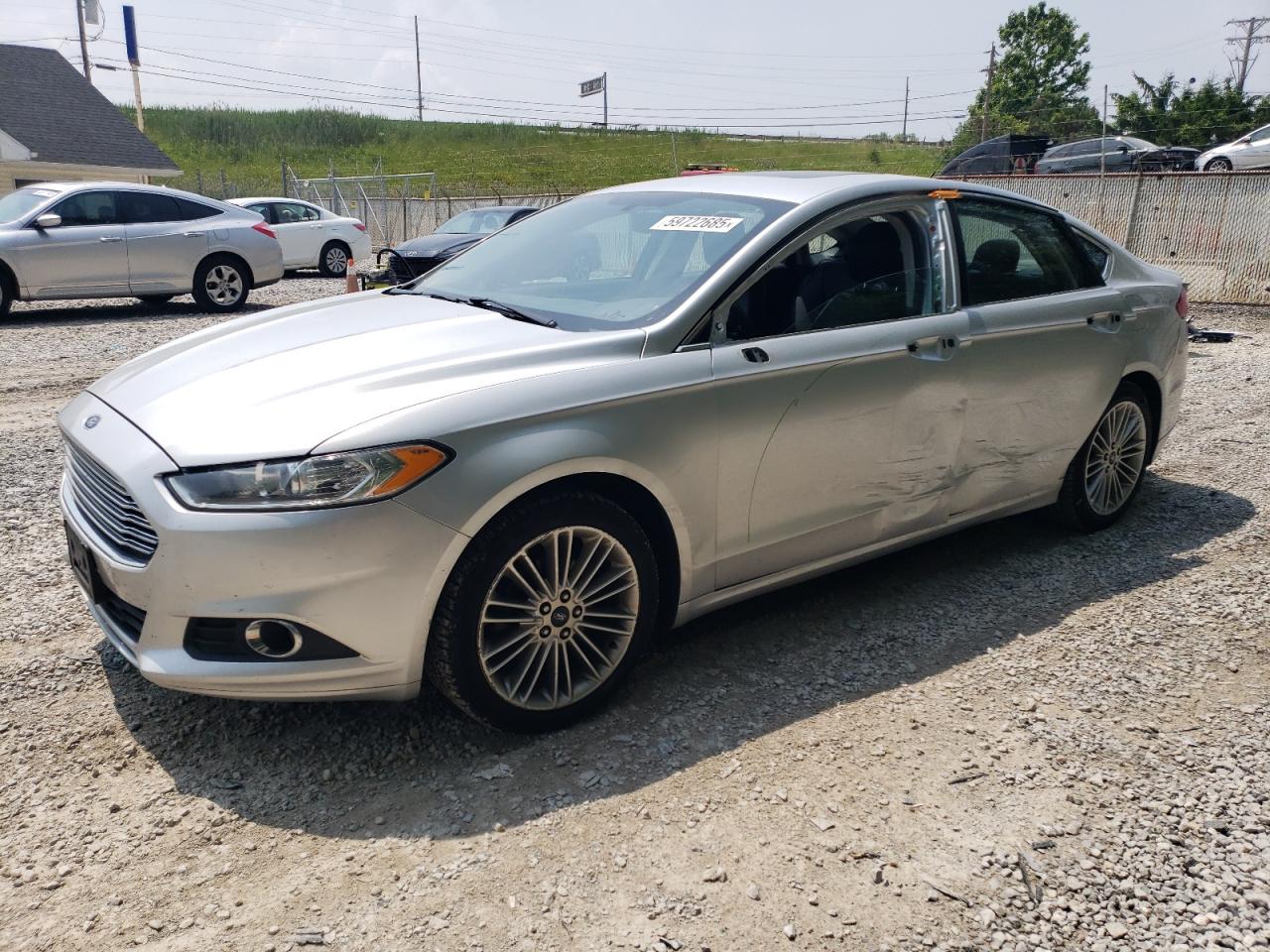 2016 Ford Fusion Se იყიდება Northfield-ში, OH - Side