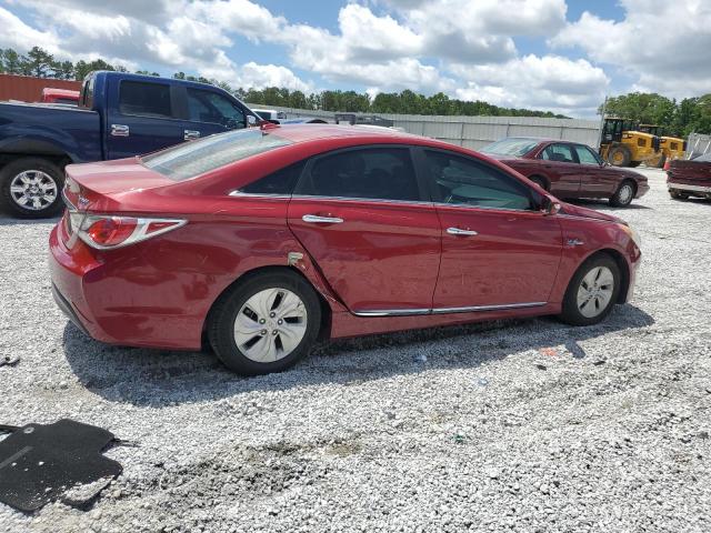  HYUNDAI SONATA 2015 Czerwony