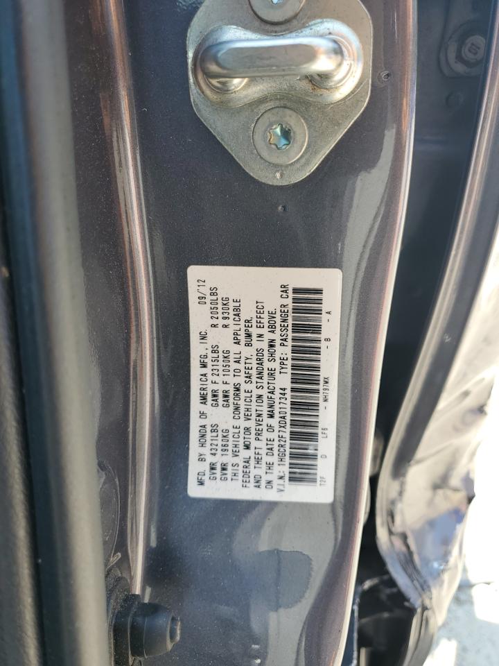 HONDA ACCORD 2013 VIN 1HGCR2F7XDA017344 фото 12