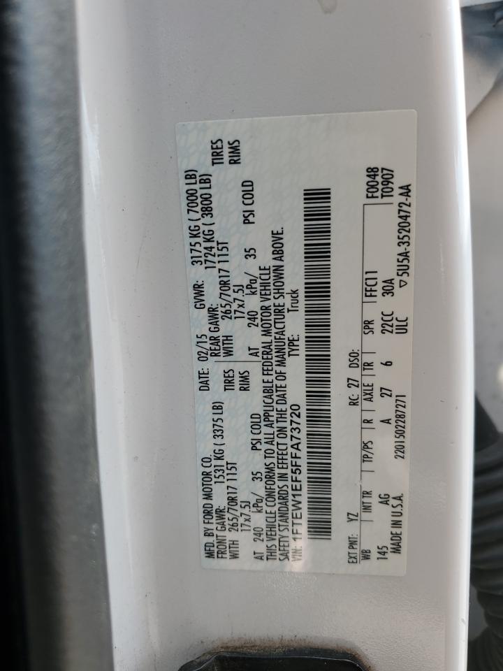FORD F-150 2015 VIN 1FTEW1EF5FFA73720 фото 12